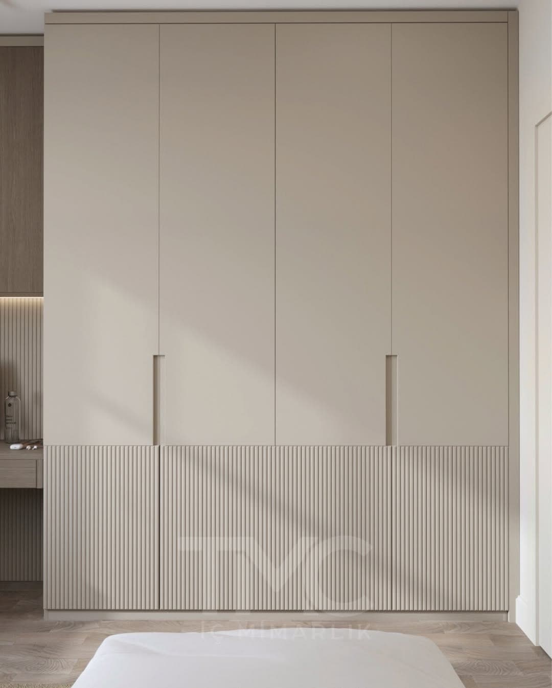 Modern Genç Odası Tasarımı | İstanbul İç Mimari Projesi fonksiyonel kullanım ergonomisi ve mimari detay görünümü
