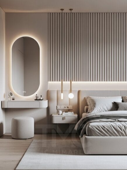 ZEKERİYAKÖY YATAK ODASI PROJESİ | MODERN İÇ MİMARİ TASARIM