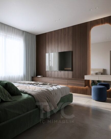 Nordline Suite Projesi | Modern Yatak Odası Tasarımı