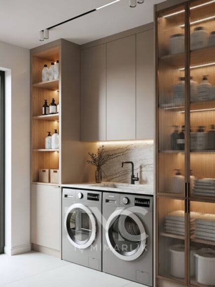 Özel Tasarım Çamaşır Odası Projesi | Nişantaşı Laundry