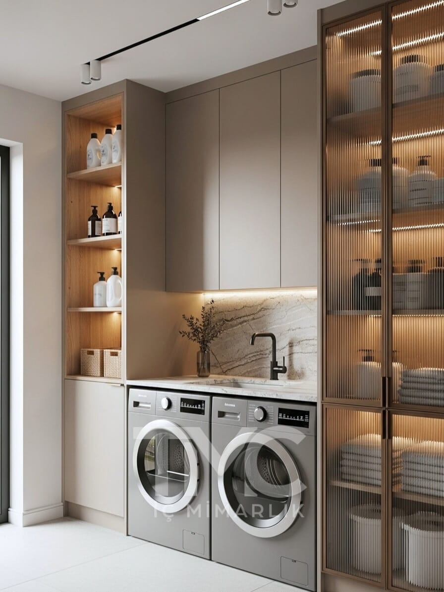 Özel Tasarım Çamaşır Odası Projesi | Nişantaşı Laundry
