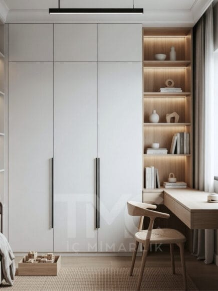 TMC Linea Genç Odası Dolap ve Çalışma Alanı