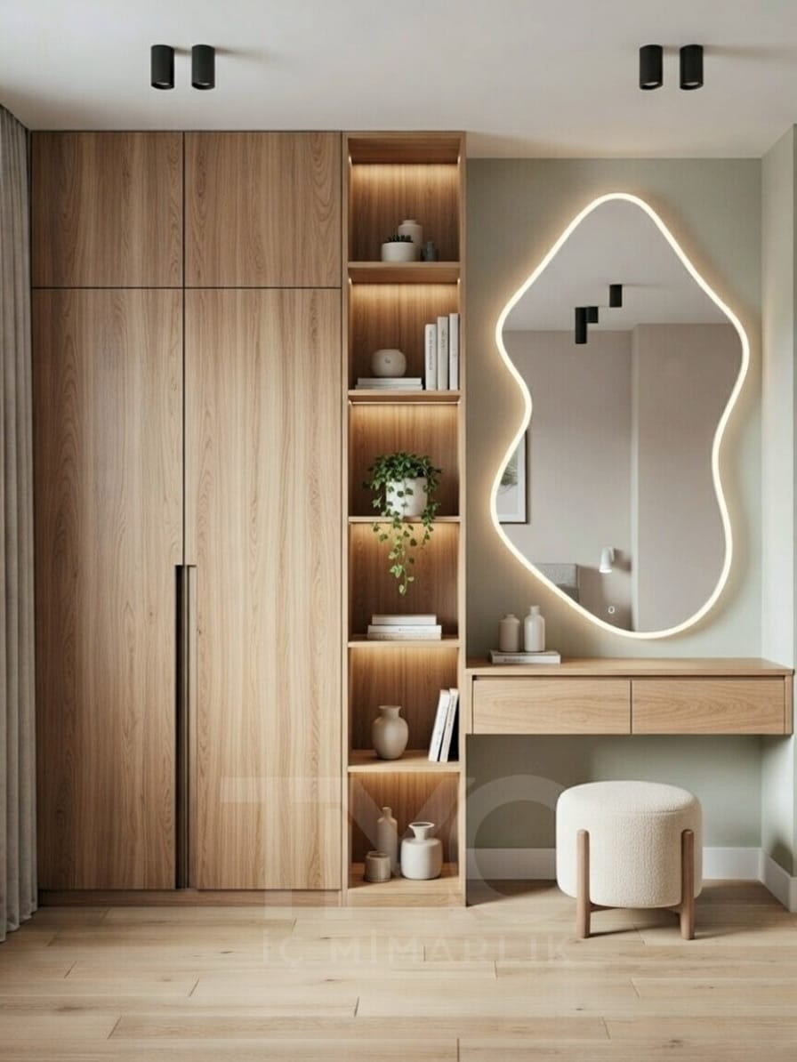 Modern Dresuar ve Giriş Alanı Tasarımı - Görsel 6