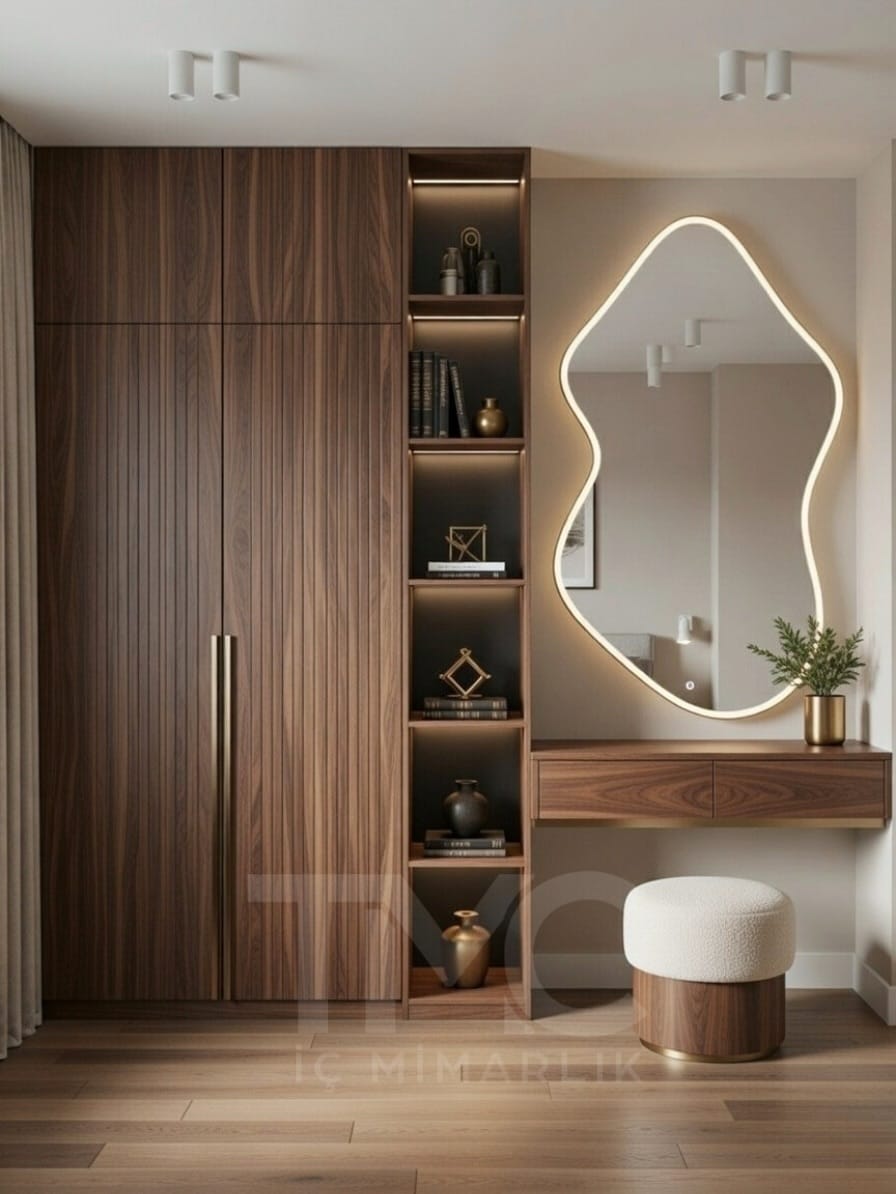 Modern Dresuar ve Giriş Alanı Tasarımı - Görsel 2