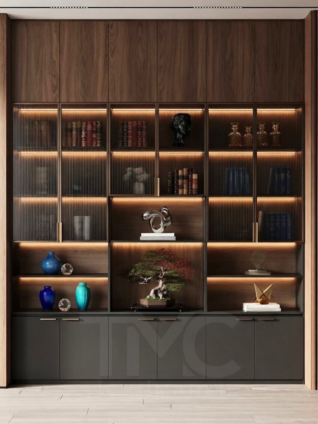 Modern Kitaplık Tasarımı – Özel Ölçü Dekoratif Kitaplık ve Raf Sistemleri - Görsel 6