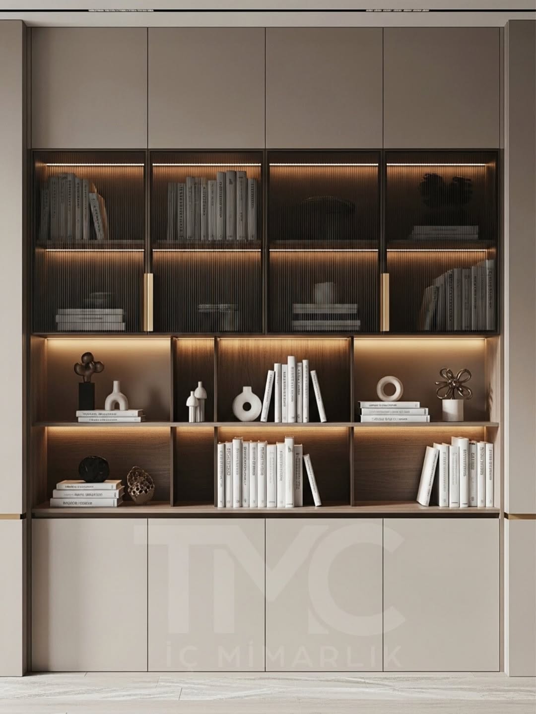 Modern Kitaplık Tasarımı – Özel Ölçü Dekoratif Kitaplık ve Raf Sistemleri - Görsel 3