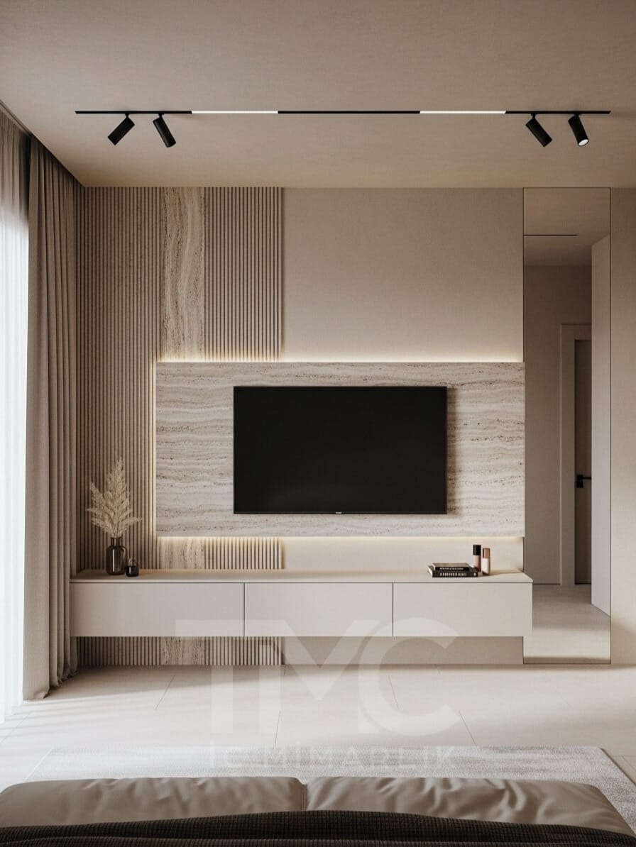 Minimal Çizgilerle Modern Salon Tasarımı - Görsel 5
