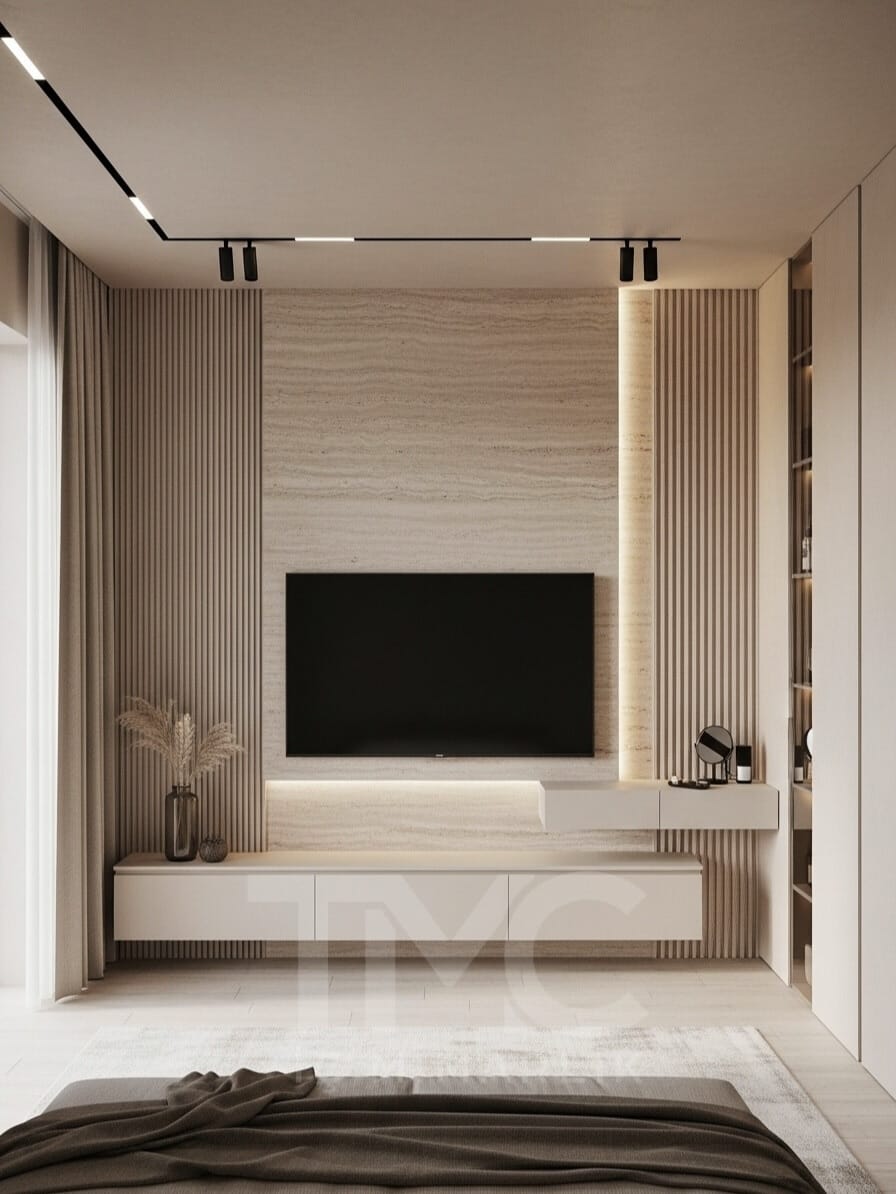 Minimal Çizgilerle Modern Salon Tasarımı - Görsel 2