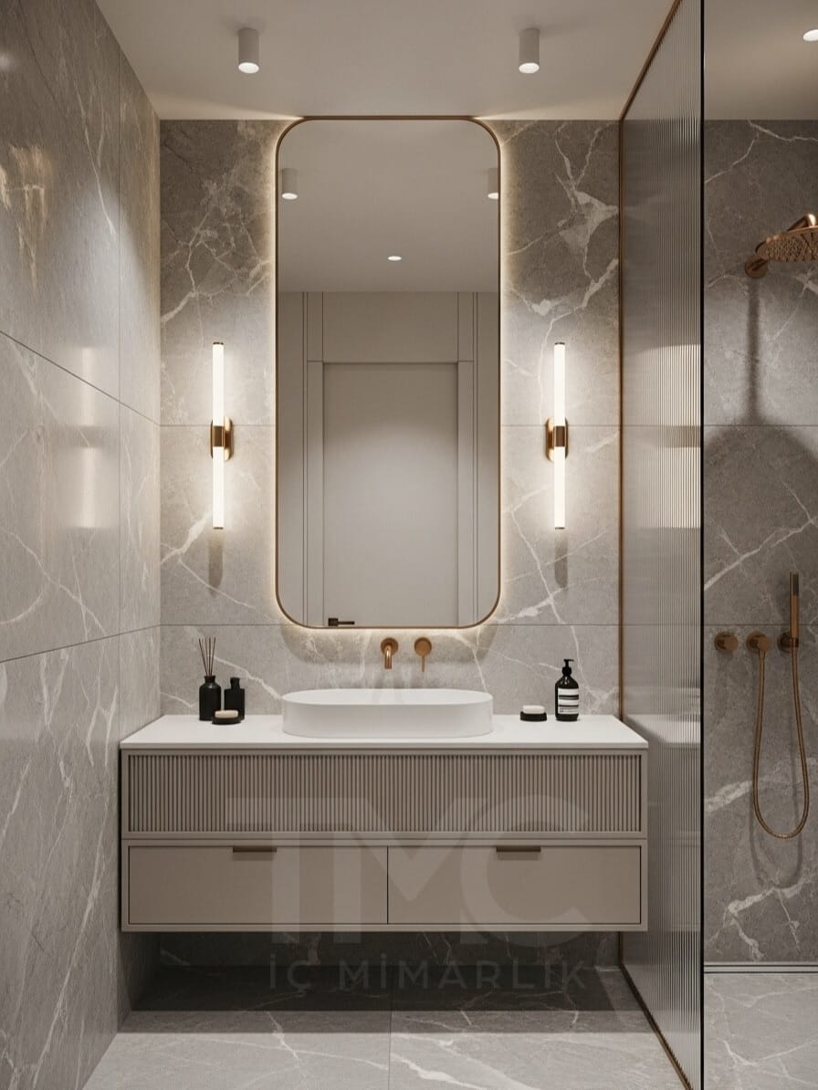 Modern Banyo Tasarımı | TMC Mimarlık - Görsel 5