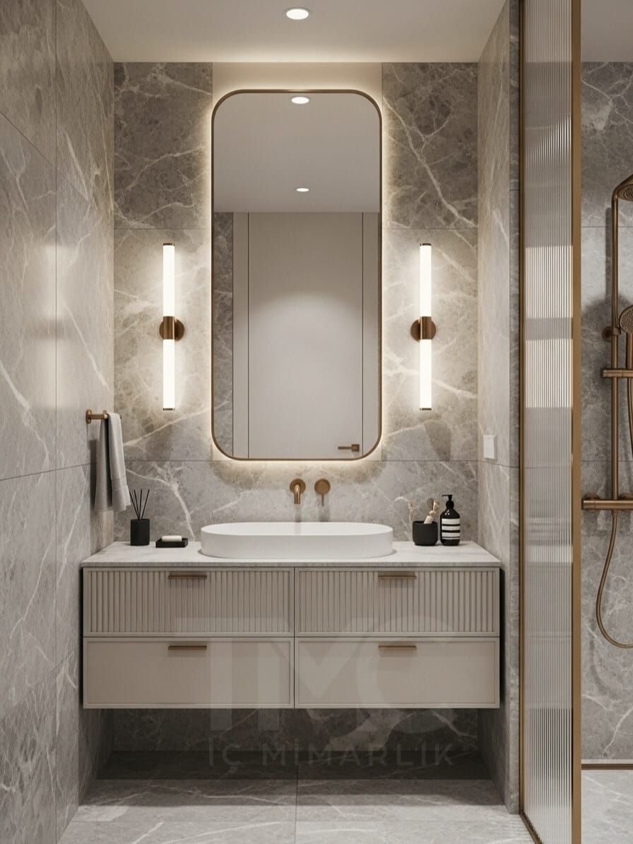 Modern Banyo Tasarımı | TMC Mimarlık - Görsel 4