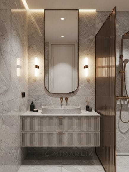 Modern Banyo Tasarımı | TMC Mimarlık