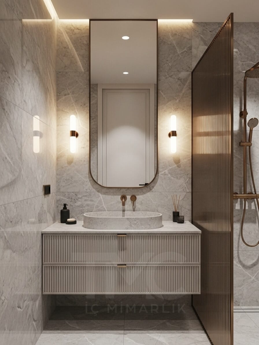 Modern Banyo Tasarımı | TMC Mimarlık