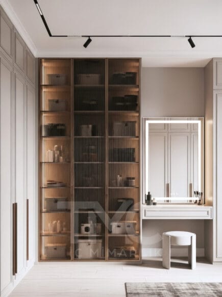 Ataşehir Luna Residence Lüks Giyinme Odası Tasarımı | Modern Dressing Room Projesi