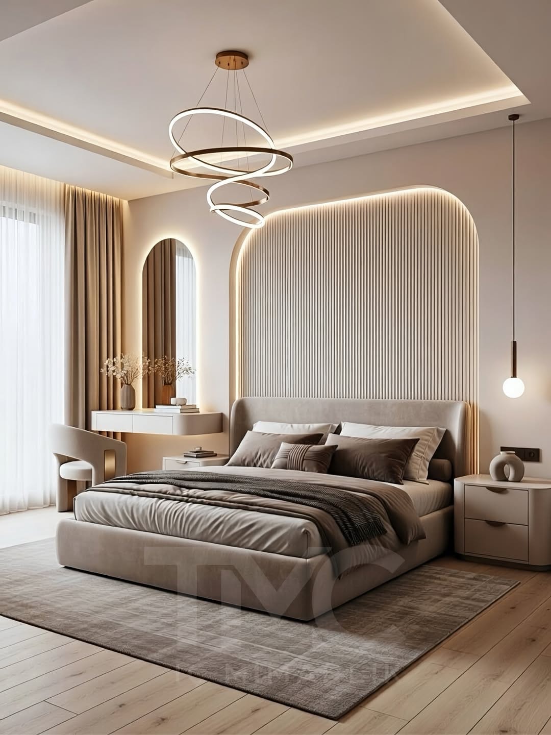 Lora Residence – Yatak Odası Tasarımı | Ayşe & Mehmet Çifti - TMC İç ...